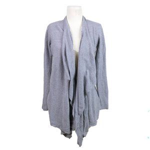 Barefoot Dreams S Small Calypso Wrap Cardigan Open Front Cozy Chic Lite Gray